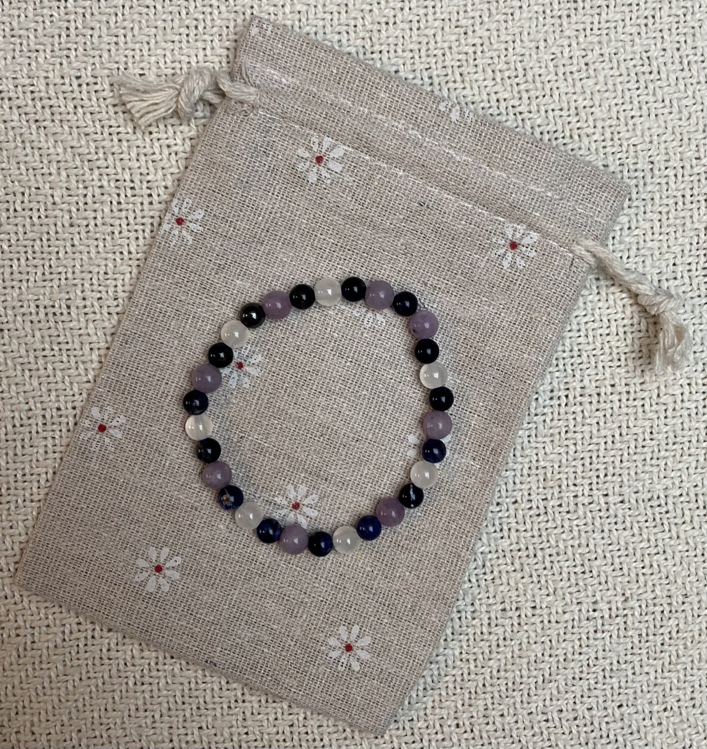 Bracelet Douce nuit 💜🤍💙