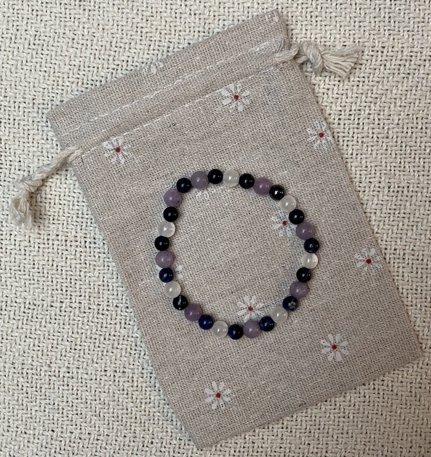 Bracelet Douce nuit 💜🤍💙