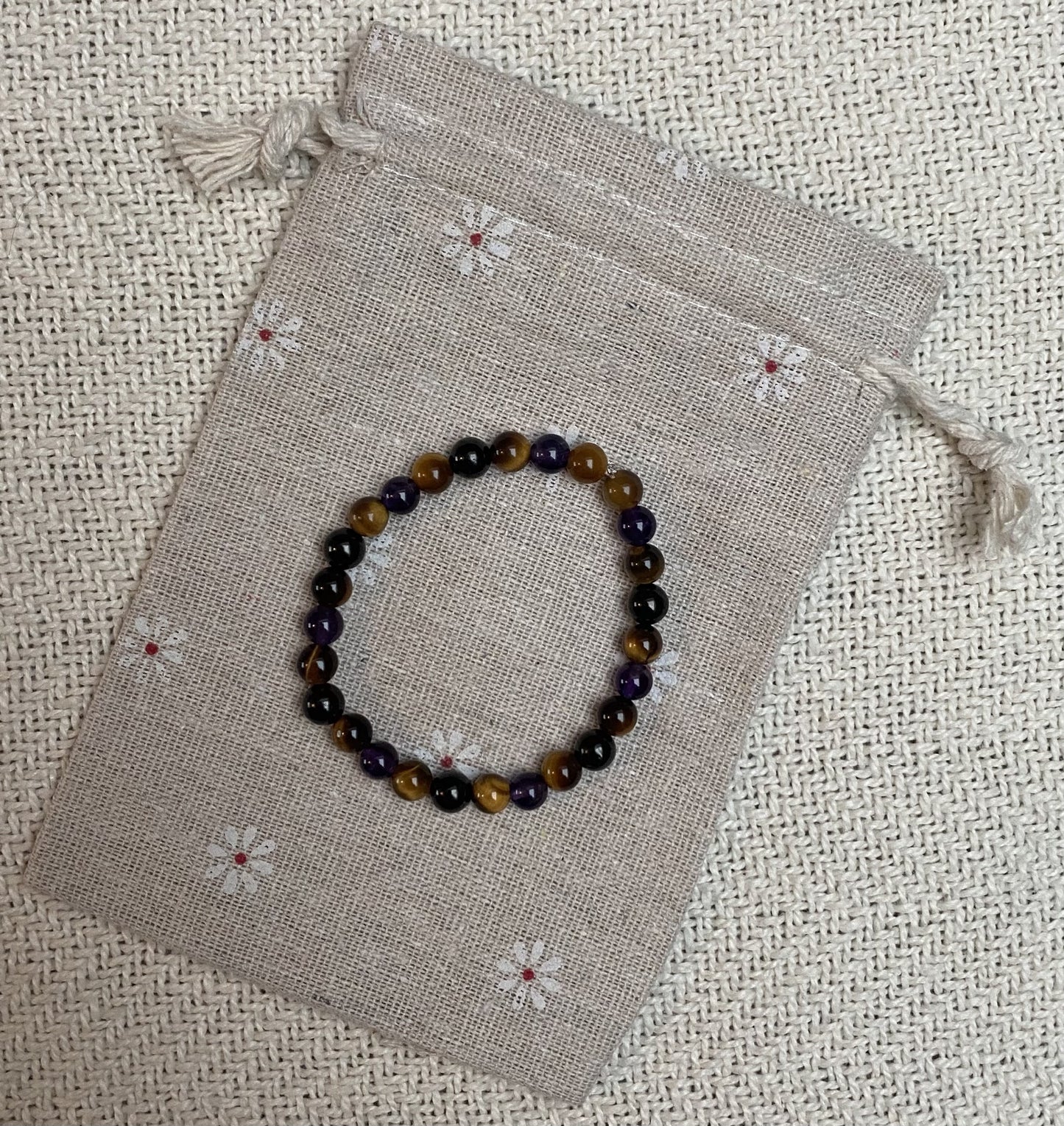 Bracelet Tête apaisée 💜🖤🤎