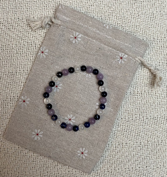Bracelet Douce nuit 💜🤍💙