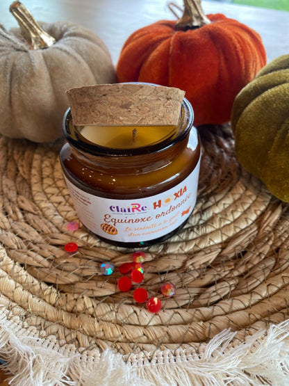 Auclaire x Hoxia : Bougie Equinoxe ordonné 🍂
