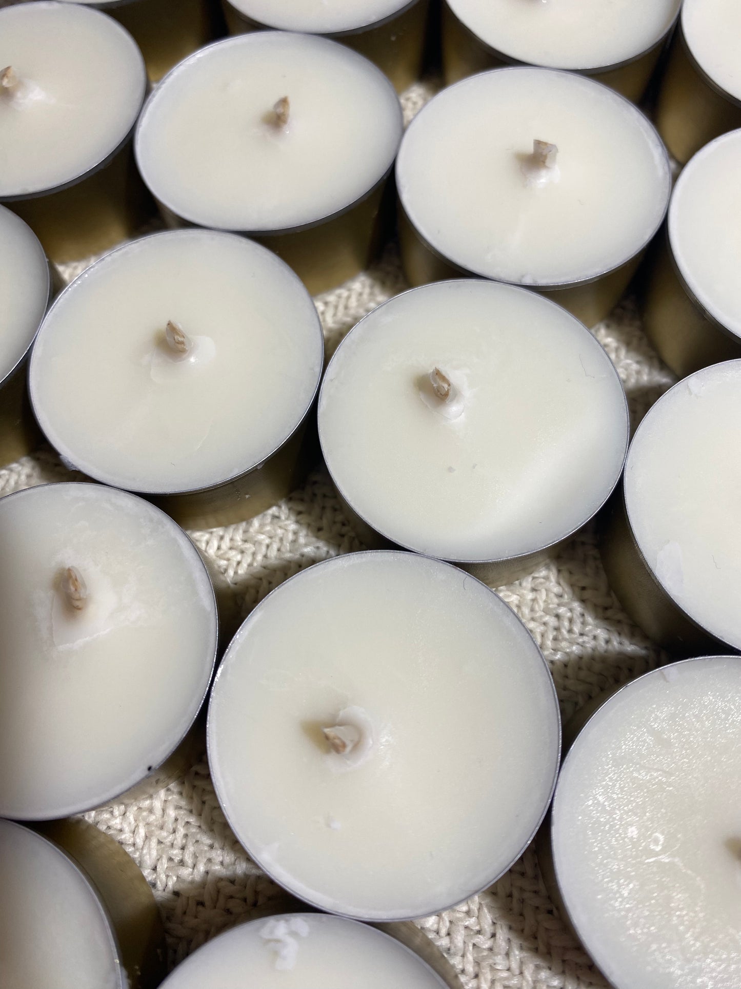 12 Bougies Chauffe-plat Or
