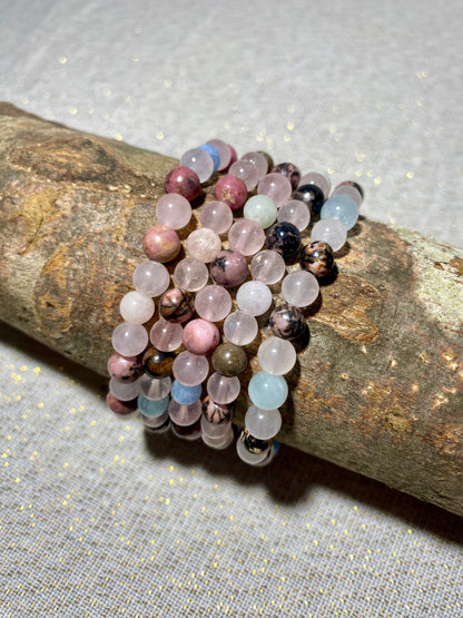 Bracelet Amour 🩵🩷🖤