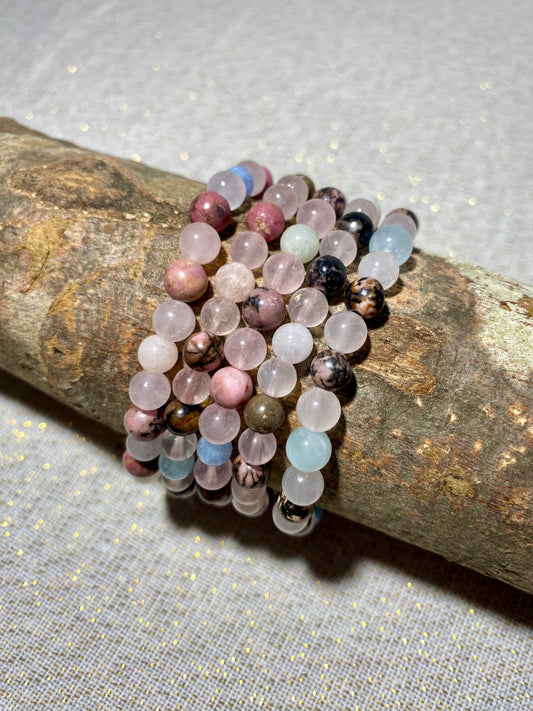 Bracelet Amour 🩵🩷🖤