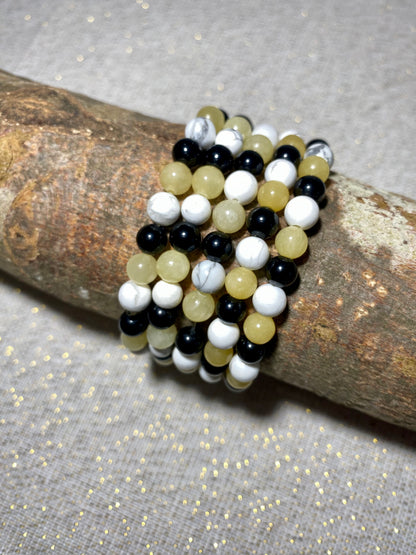 Bracelet Rayon de soleil 💛🤍🖤